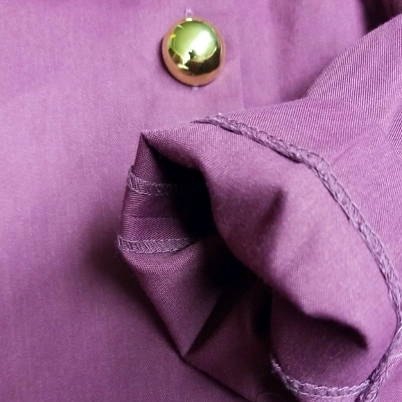 Vintage Hasting & Smit Women's Dress Partial Button  Front Sz. 14 Long Sleeve - Picture 10 of 15